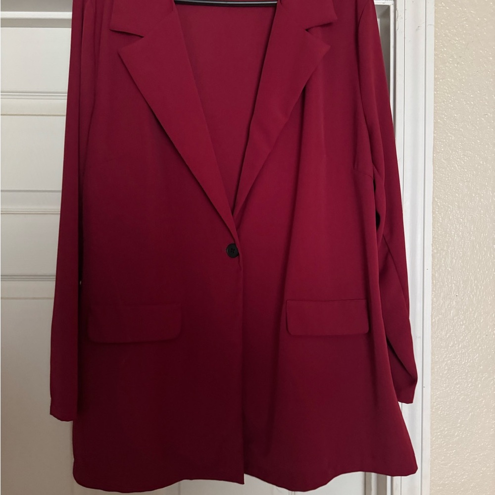 Women's Red Blazer